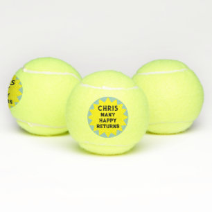 Creatief verjaardagscadeau tennisballen