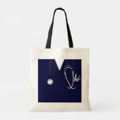 Creatief verpleegsterscadeau tote bag (Achterkant)