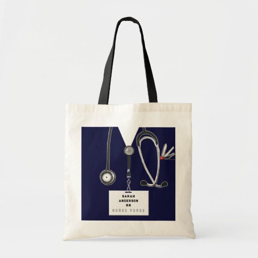 Creatief verpleegsterscadeau tote bag (Voorkant)