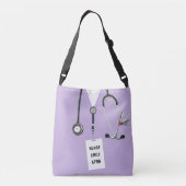 Creatief verpleegstersgeschenk crossbody tas (Achterkant)