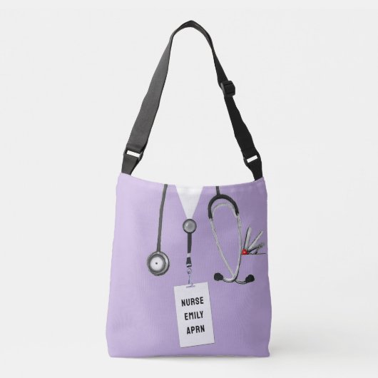 Creatief verpleegstersgeschenk crossbody tas (Voorkant)