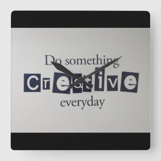 Creatief Vierkante Klok