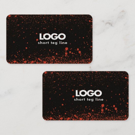 creatief visitekaartje (Voorkant / Achterkant)