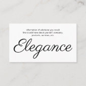 Creatief Visitekaartje (Voorkant)