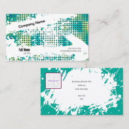 Creatief Visitekaartje met QR - Retro Vibes (B)