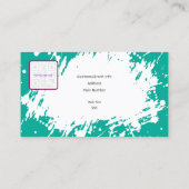 Creatief Visitekaartje met QR - Retro Vibes (B) (Achterkant)