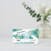 Creatief Visitekaartje met QR - Retro Vibes (B) (Staand voorkant)