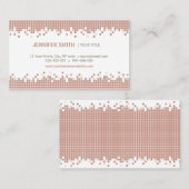 Creatief visitekaartje voor Pixels (Voorkant / Achterkant)