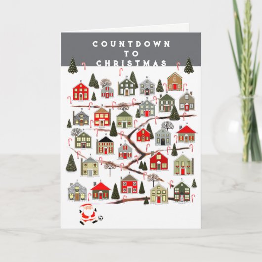 Creatief Voetbal Kerstmis Feestdagen Kaart (Voorkant)