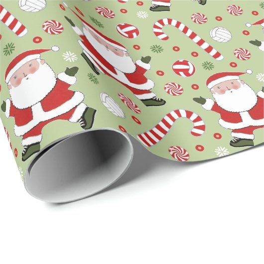 Creatief Volleybal Kerstcadeau Cadeaupapier (Rol Hoek)