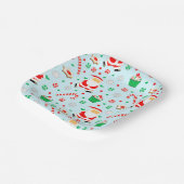 Creatief Volleybal Kerstfeest Papieren Bordje (Gebogen)