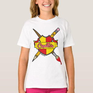 Creatief Wapen Van Familie Schroefbal Grafisch T-shirt