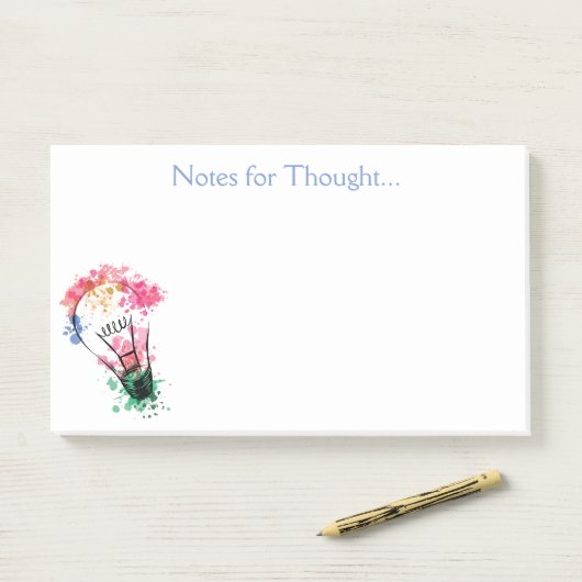 Creatief Waterverf Briefpapier Post-it® Notes (Op bureau)