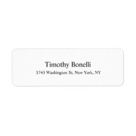 Creatief Wit Stijlvolle Elegante Moderne Stijl Etiket