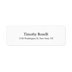 Creatief Wit Stijlvolle Elegante Moderne Stijl Etiket