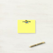 Creatief zijn post-it® notes (Op bureau)