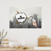 Creatief zijn poster (Keuken)