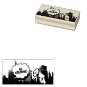 Creatief zijn rubberstempel (Gestempeld)