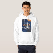Creatief zijn vraagt moed hoodie (Voorkant volledig)