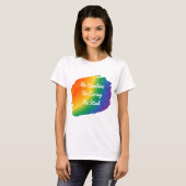 Creatief, zorgzaam en vriendelijk Pride Shirt (Voorkant volledig)