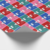 Creatief zurencadeaupapier voor het oppakken van v cadeaupapier (Hoek)