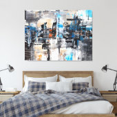 Creaties Abstract artwork Canvas Afdruk (Insitu (Slaapkamer))