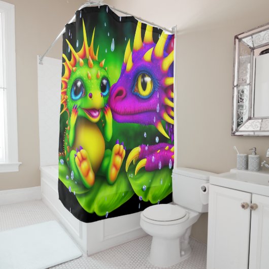 creaties douchegordijn (In situ)