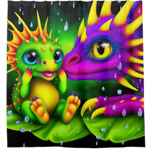 creaties douchegordijn (Voorkant)