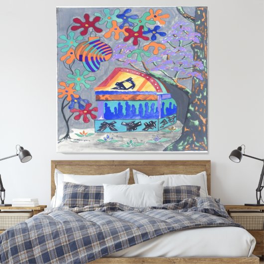 Creaties Pl.05 Canvas Afdruk (Insitu (Slaapkamer))