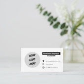 creatieve aangepaste eigen aangepaste pictogrammen visitekaartje (Staand voorkant)