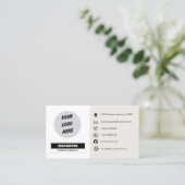 creatieve aangepaste logo's, pictogrammen van uw e visitekaartje (Staand voorkant)