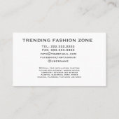 Creatieve aangepaste Visitekaartjes | Mat (Achterkant)