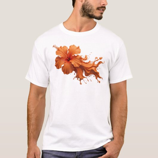 Creatieve ABSTRACTE BLOEM 1 Grafische T-shirt Ontw (Voorkant)