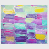 Creatieve abstracte handgeschilderde achtergrond, cadeaupapier (Vlak)