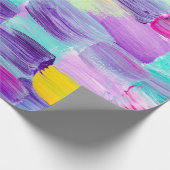 Creatieve abstracte handgeschilderde achtergrond, cadeaupapier (Hoek)