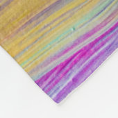 Creatieve abstracte handgeschilderde achtergrond, fleece deken (Hoek)