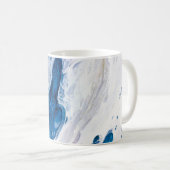 Creatieve abstracte handgeschilderde achtergrond, koffiemok (Voorkant rechts)