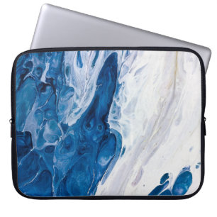 Creatieve abstracte handgeschilderde achtergrond,  laptop sleeve