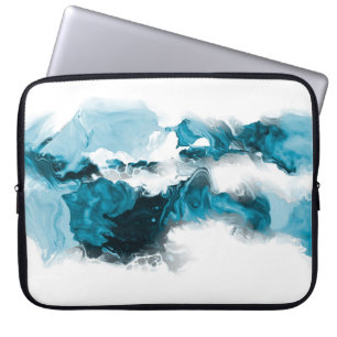 Creatieve abstracte handgeschilderde achtergrond,  laptop sleeve