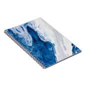 Creatieve abstracte handgeschilderde achtergrond, notitieboek (Rechterzijde)