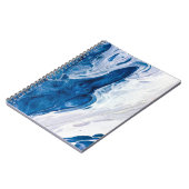 Creatieve abstracte handgeschilderde achtergrond, notitieboek (Linkerzijde)