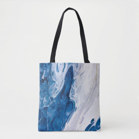 Creatieve abstracte handgeschilderde achtergrond, tote bag (Voorkant)