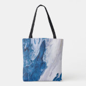 Creatieve abstracte handgeschilderde achtergrond, tote bag (Achterkant)