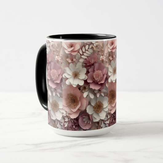 Creatieve Abstracte Koffiekop Mok (Voorkant links)