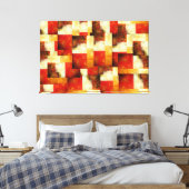Creatieve Abstracte kunst verpakt canvas (Insitu (Slaapkamer))