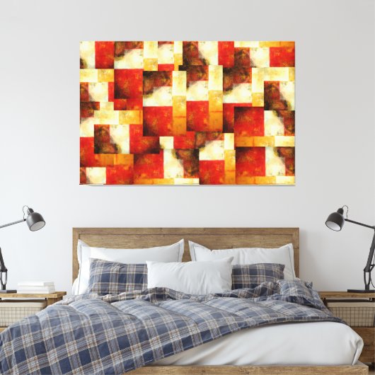 Creatieve Abstracte kunst verpakt canvas (Insitu (Slaapkamer))