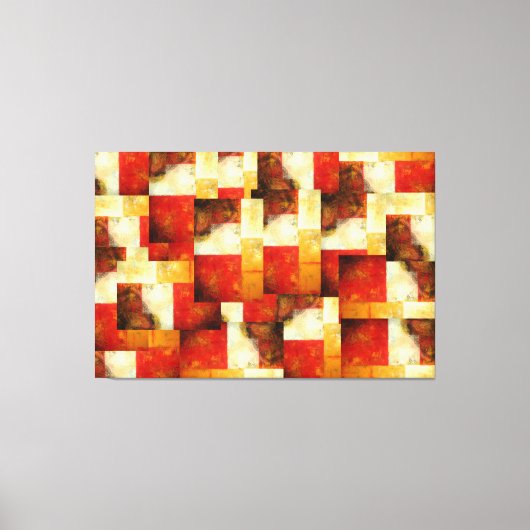 Creatieve Abstracte kunst verpakt canvas Afdruk (Voorkant)