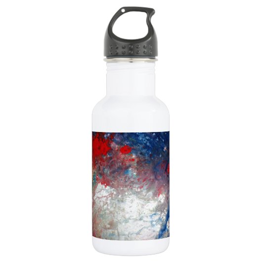 Creatieve Abstracte kunst Waterfles (Voorkant)