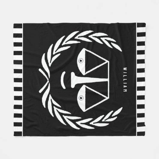 Creatieve Advocaat Fleece Deken (Voorkant (Horizontaal))