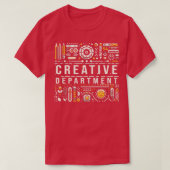  creatieve afdeling t-shirt (Design voorkant)